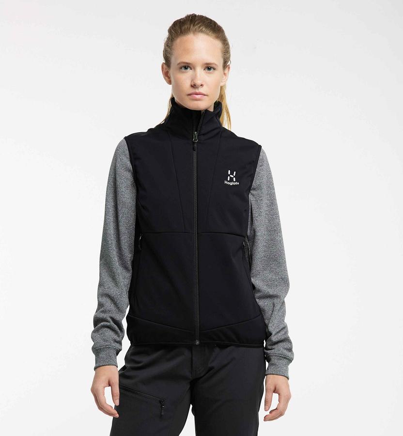 Haglöfs Womens Multi Flex Vest Black New Zealand 37546IJTO